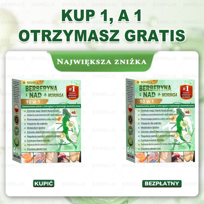 🌿🌿BSWELL® Nano mikroigłowy plaster wyszczuplający (Raz dziennie, efekty już po 28 dniach ✅ Wspiera odchudzanie, serce, cukrzycę, sen, jelita, stawy i więcej.