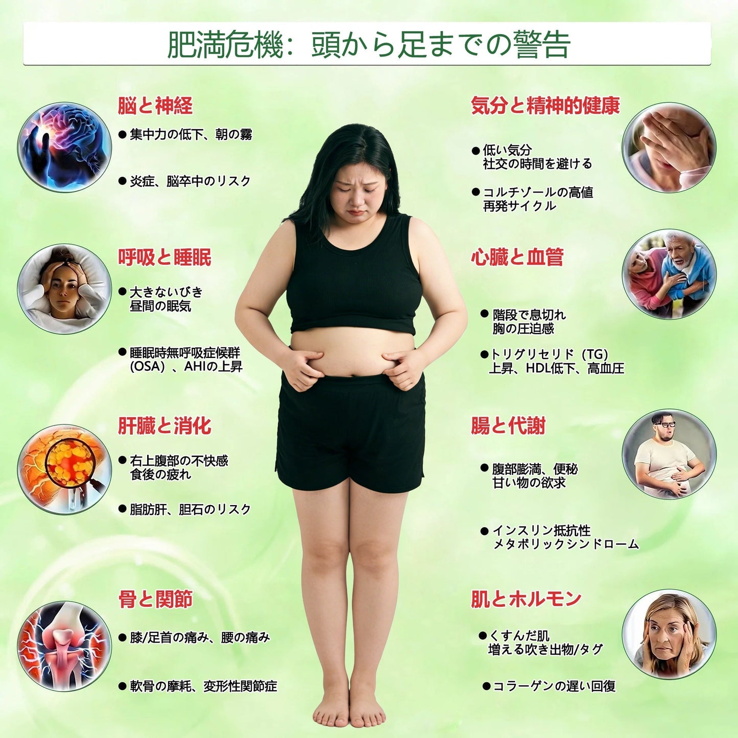 🌿公式旗艦店 /BSWELL®＆NAD+ 10-in-1 ナノ強化フォーミュラ — 肥満、肌のたるみ、糖尿病、睡眠時無呼吸症候群、関節の悩み、その他健康上の懸念にアプローチ🌟